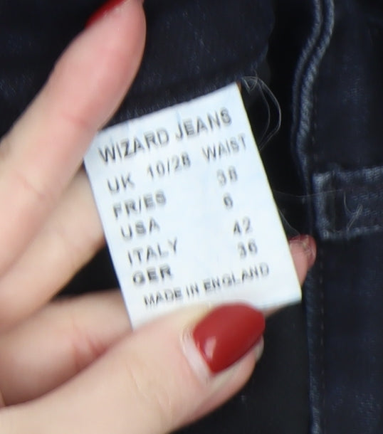 Wizard Jeans Women's Blue Straight Leg Slim Fit Denim Jeans Size 10