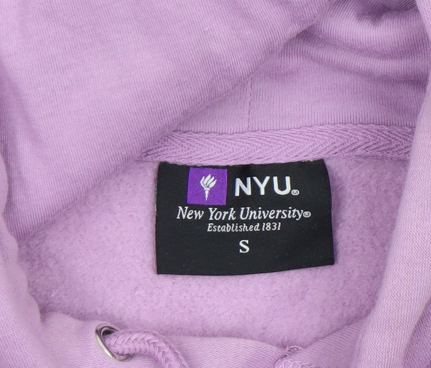 NYU New York University Women's Purple Pullover Hoodie Size S