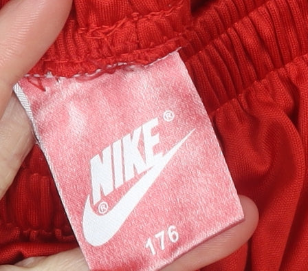 Nike Boys Red 176 Athletic Football Shorts LFC Quick Dry Sportswear