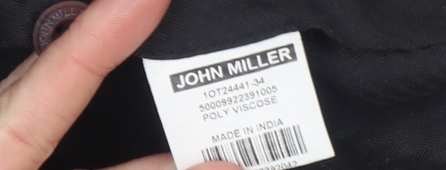 John Miller Mens Grey Slim Fit Dress Pants Trousers 86 cm L