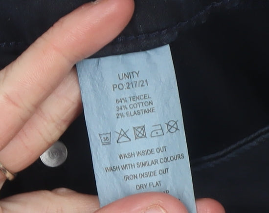 No2moro Women's Blue Size 4 Straight Leg Stretch Jeans