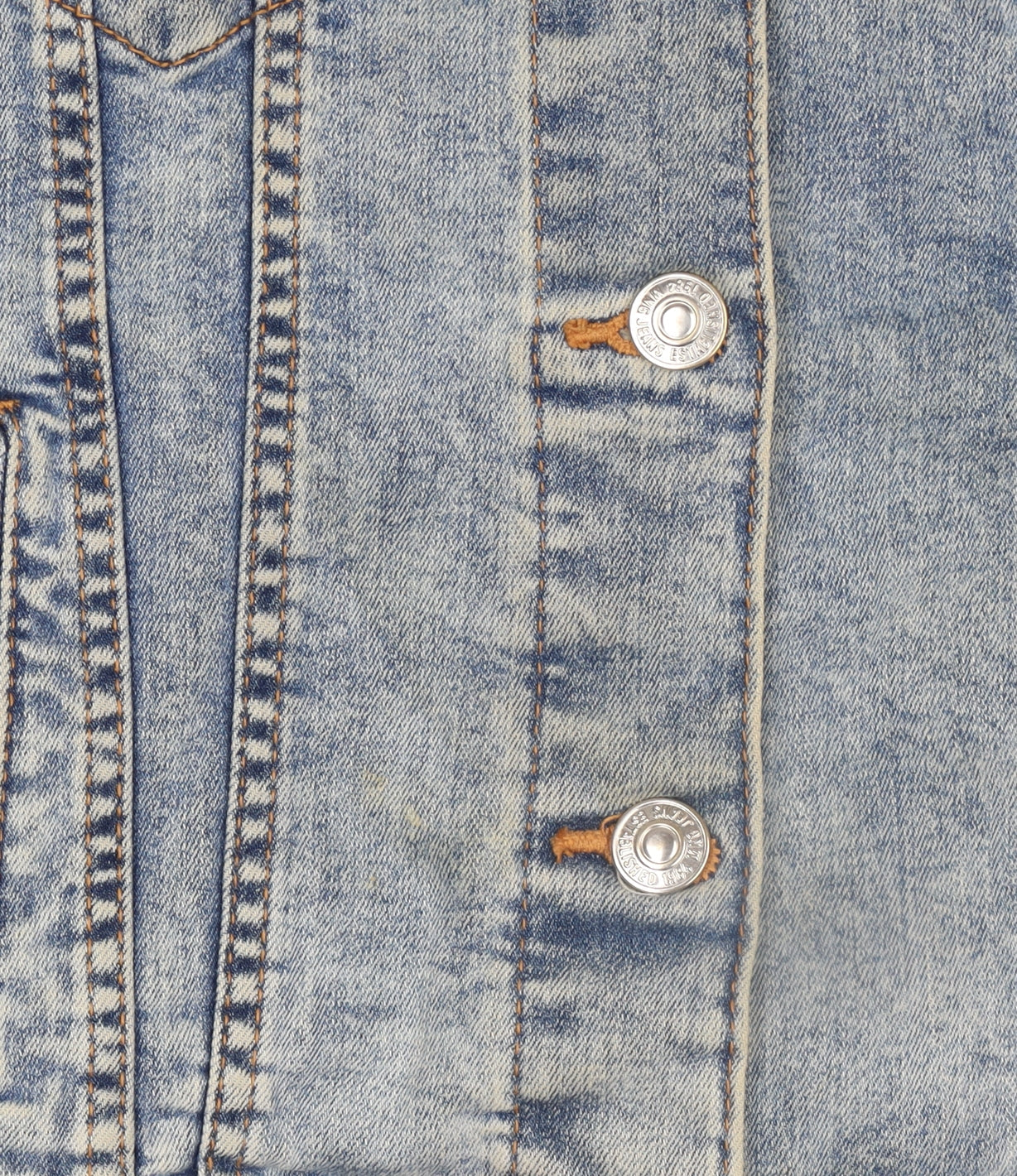 Mango Women's Blue Denim Basic Jacket XS Long Sleeve Casual