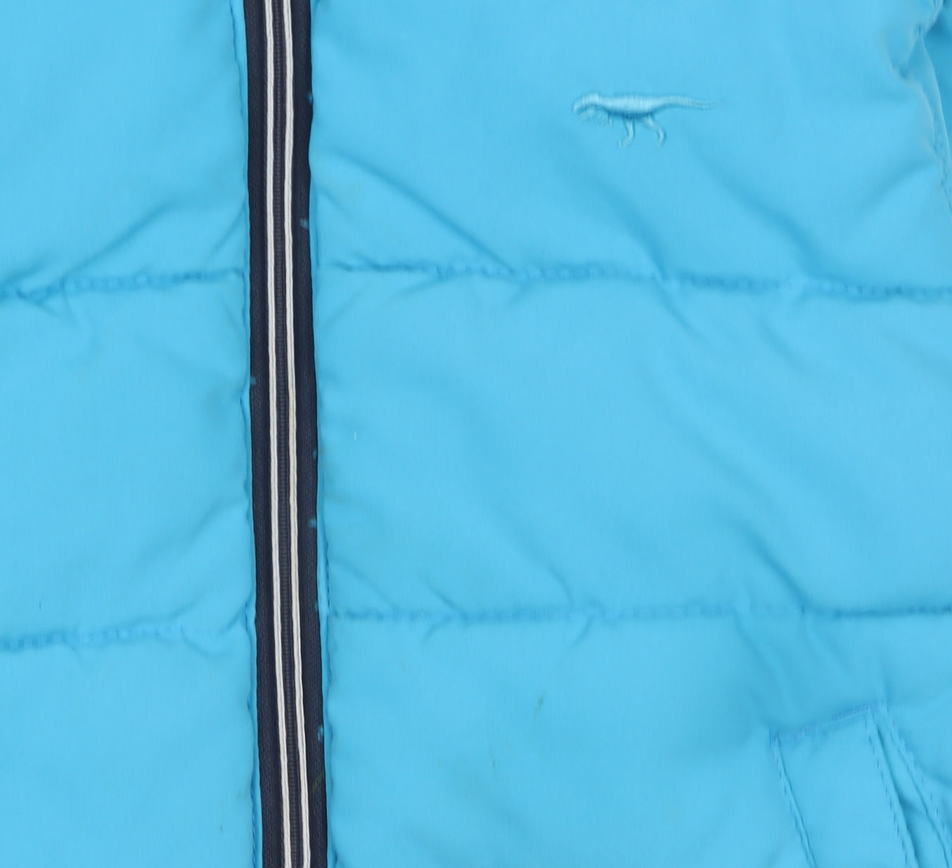 Debenhams Boys Blue Hooded Padded Bodywarmer Gilet 4-5 Years Polyester