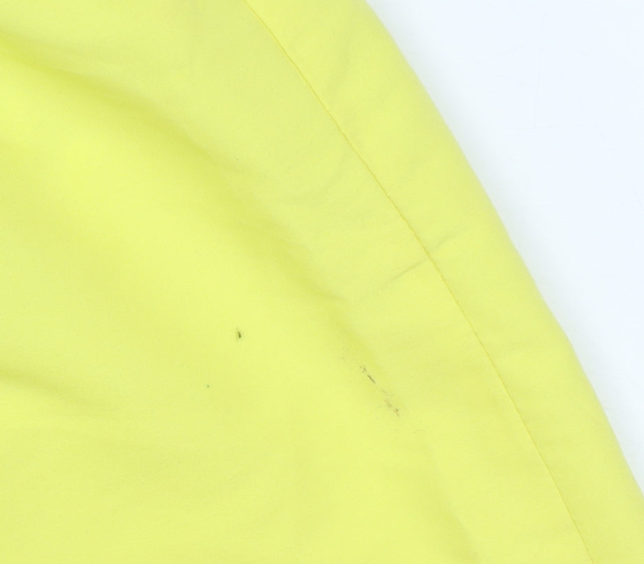Tribord Men’s Yellow Athletic Beach Shorts Size M Polyester Quick Dry