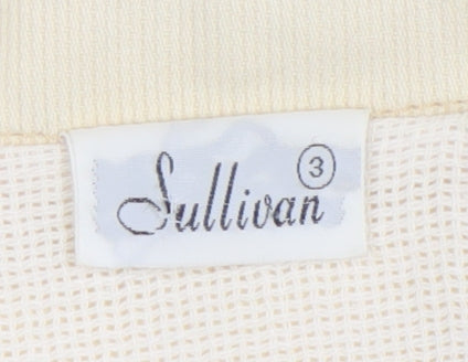 Sullivan Men's Beige Cotton Button Jacket Size M Classic Spring Style