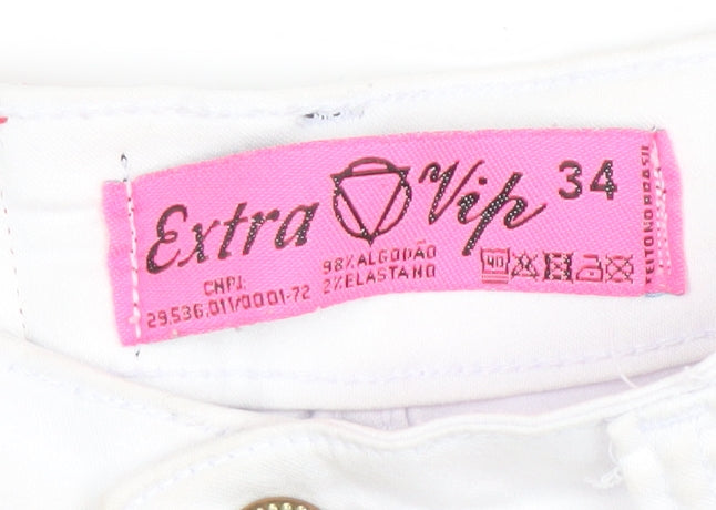 Extra Vip Women’s White Skinny Stretch Jeans Size 6
