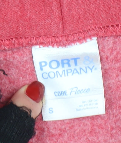 Port & Company Women's Pink Seattle Washington Pullover Hoodie Size S