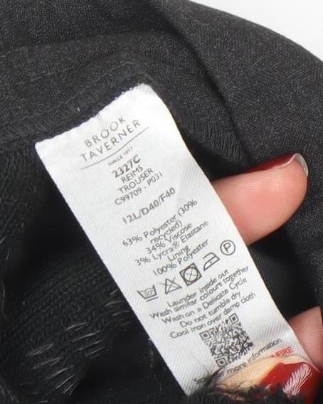 Brook Taverner Womens Black Size 12 Tailored Dress Pants Trousers