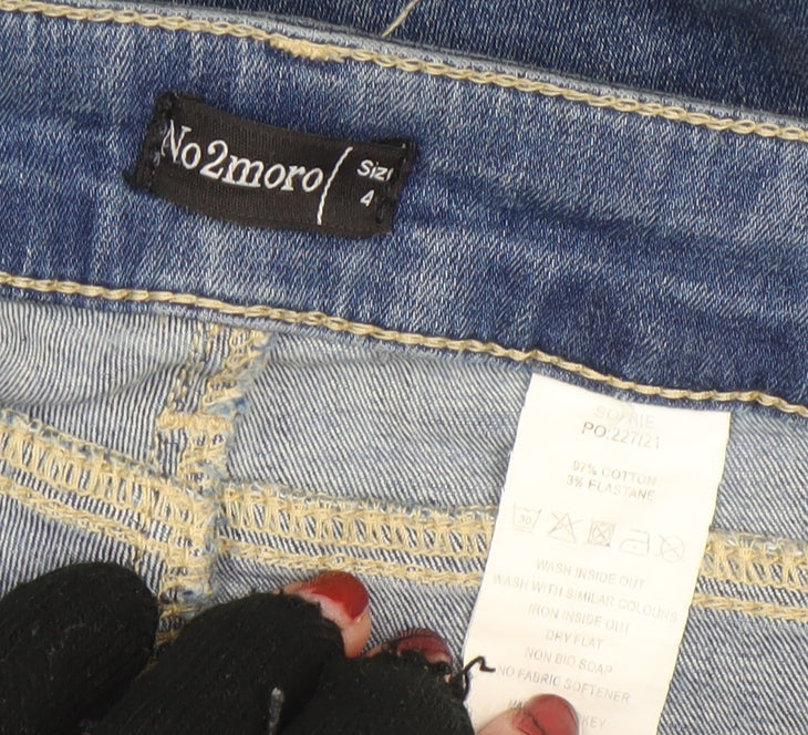 No2moro Women's Blue Straight Leg Jeans Size 4