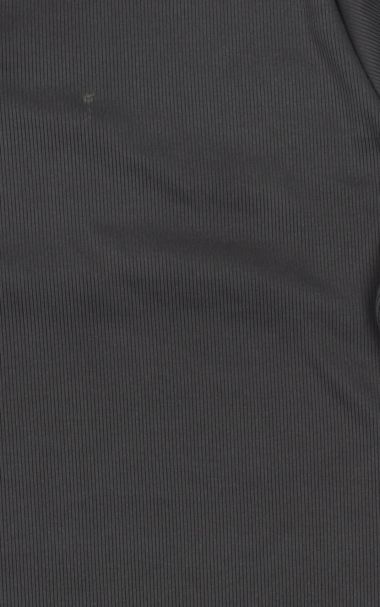 Fig Women's Grey 2XL Stretch Chain Detail V-Neck Short Sleeve Top