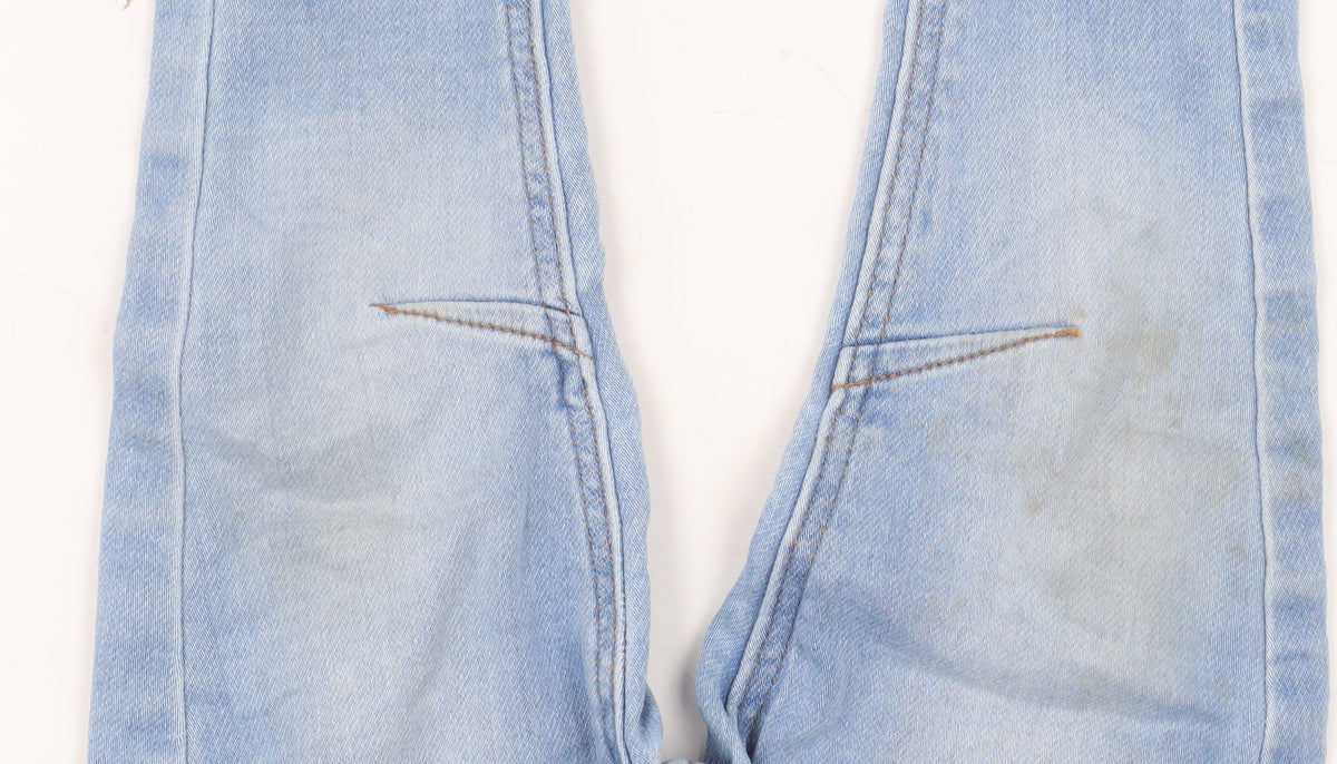 Primark Blue Baby Denim Jogger Jeans 6-9 Months Elastic Waist Casual