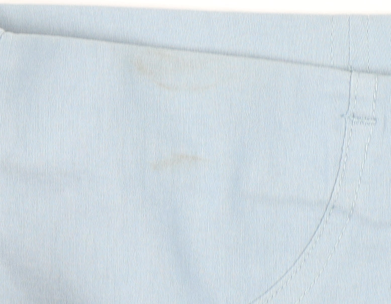 Gallery Women's Blue Chino Trousers Size M Viscose Blend