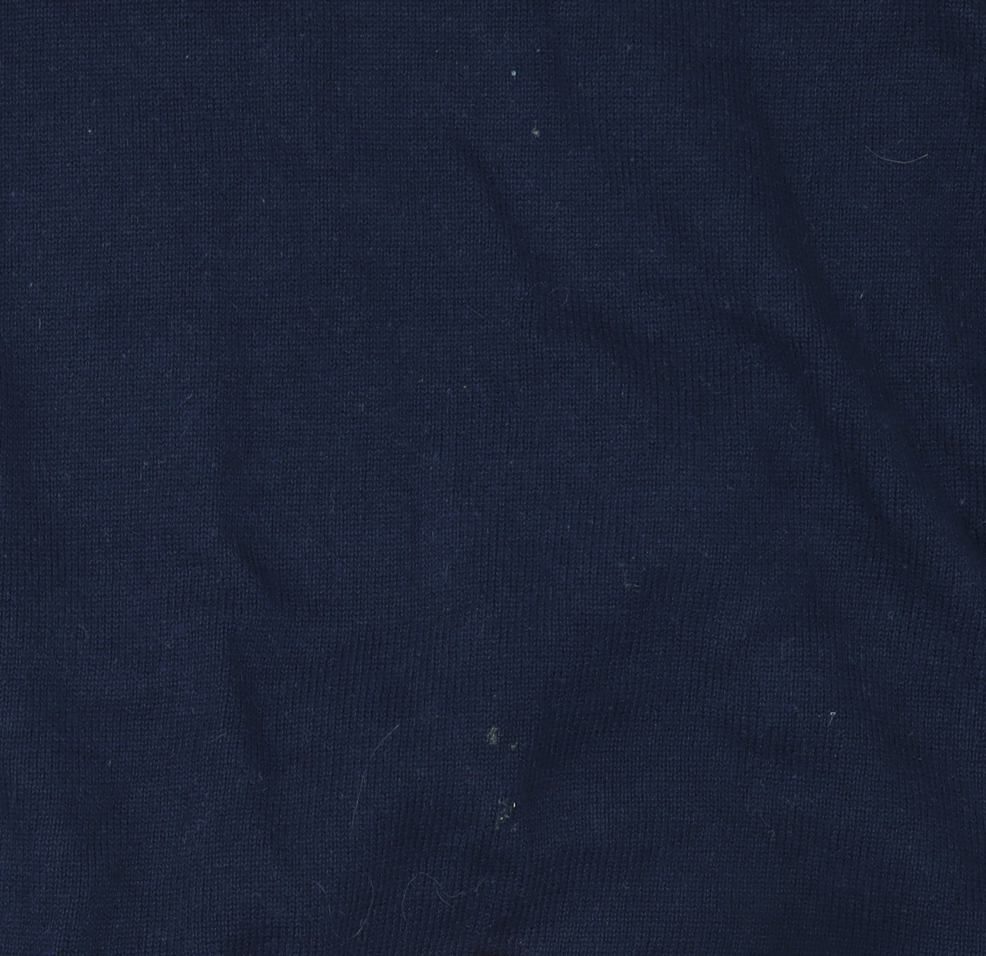 New Look Men’s Blue Yellow Stripe Half Zip Cotton Jumper Size S
