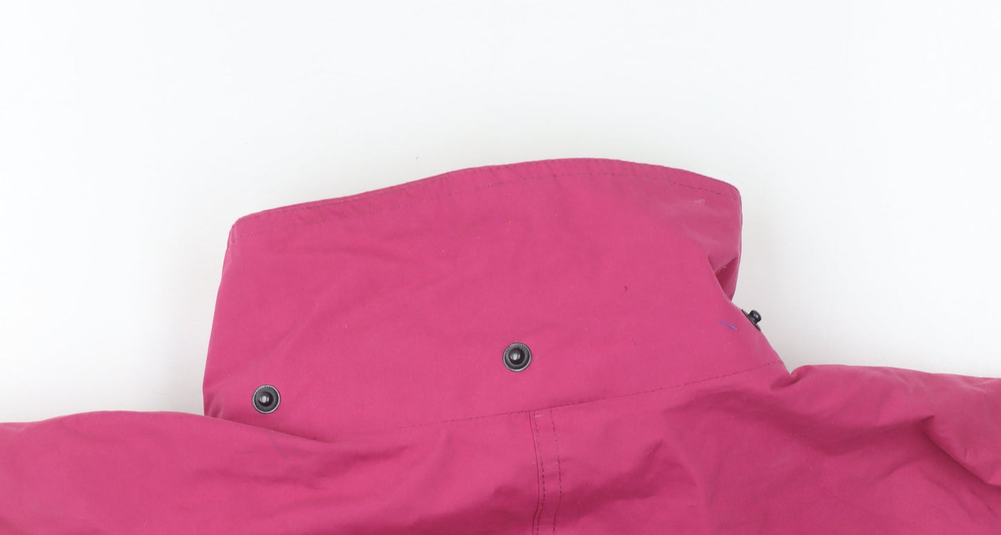 Trespass Women’s Pink Waterproof Parka Jacket Size L
