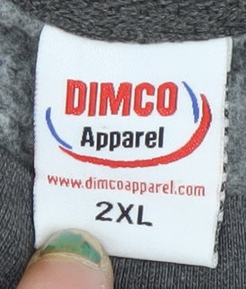 Dimco Apparel Men's Grey 2XL Pullover Crew Neck North Dakota Sweatshirt