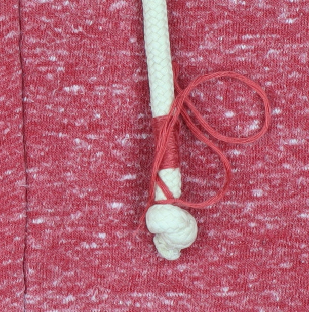 FatFace Women Red Full Zip Hoodie Sherpa Lined Size 8