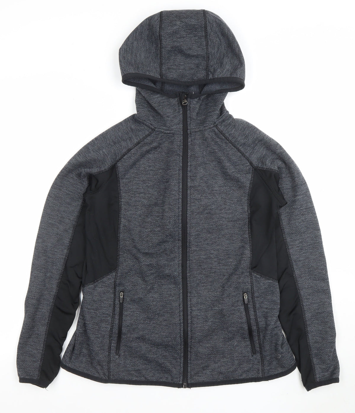 St Bernard Women's Grey Softshell Hooded Jacket Size 14