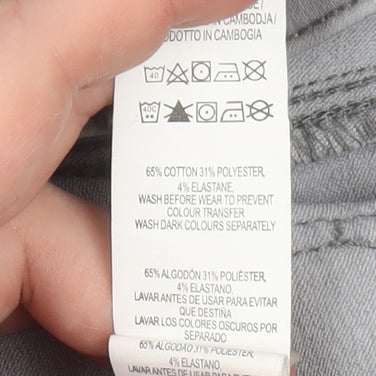 Denim Co Women's Grey Skinny Stretch Jeans Size 8