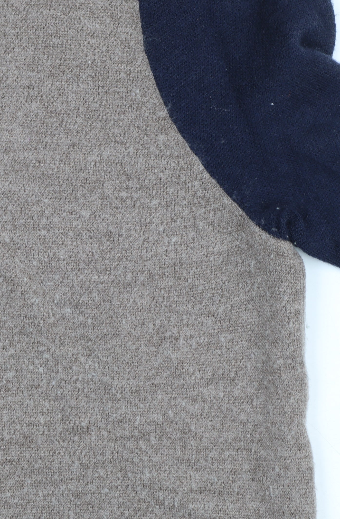 White Stuff Womens Beige Merino Wool 2XL Half Zip Jumper
