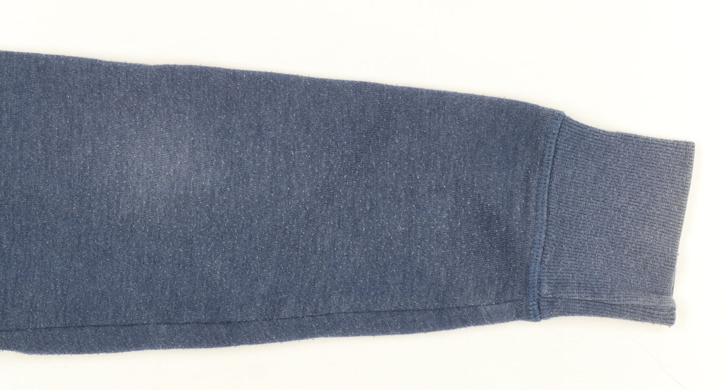 Saltrock Mens Blue Full Zip Hoodie Size S