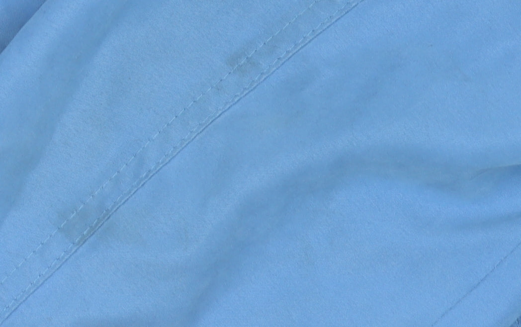 Cotswold Collections Women's Blue Hooded Mid-Length Rain Jacket Size 14
