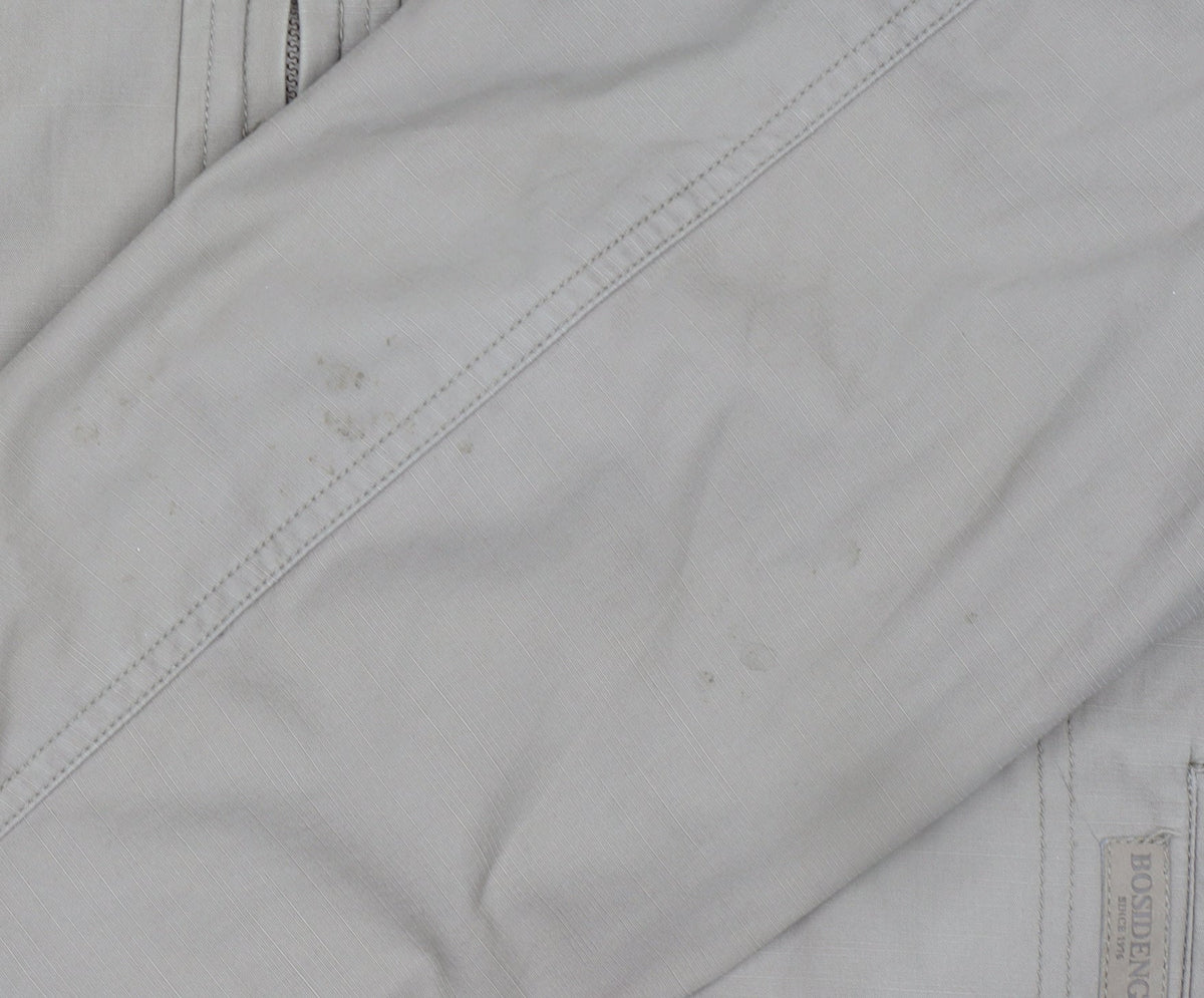 Bosideng Men's Beige Cotton Full Zip Casual Jacket Size L