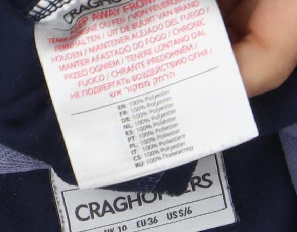 Craghoppers Men's Blue Fleece Pullover Sweatshirt S Regular Fit