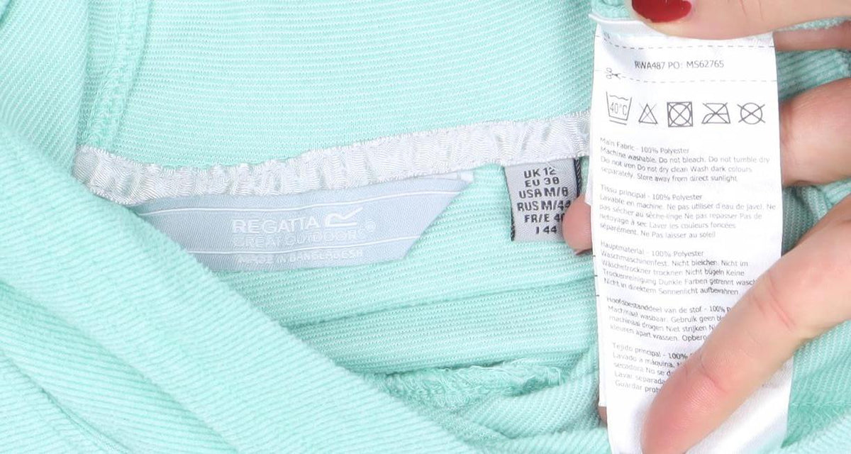 Regatta Women Mint Green Size 14 Hooded Pullover Sweatshirt