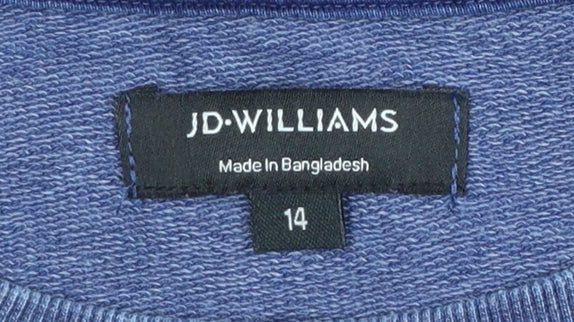 JD Williams Women's Blue Size 14 Long Sleeve Pullover Sweatshirt