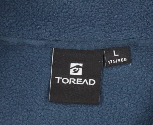 Toread Men's Blue Fleece Full Zip Outdoor Jacket Size L