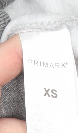 Primark Mens Grey XS Crew Neck Pullover Fleece Sweatshirt
