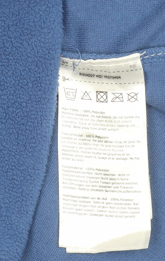 Regatta Great Outdoors Women's Blue Fleece Pullover Sweatshirt UK 18