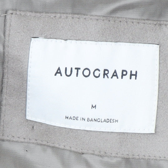 Marks & Spencer Mens Grey M Basic Jacket Lined Spread Collar
