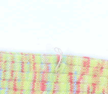 Outfitters Women’s Multicoloured Mock Neck Knit Pullover Jumper Size S