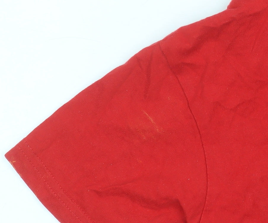 Around Australia Boys Red Koala Graphic Cotton T-Shirt Size 8 Years
