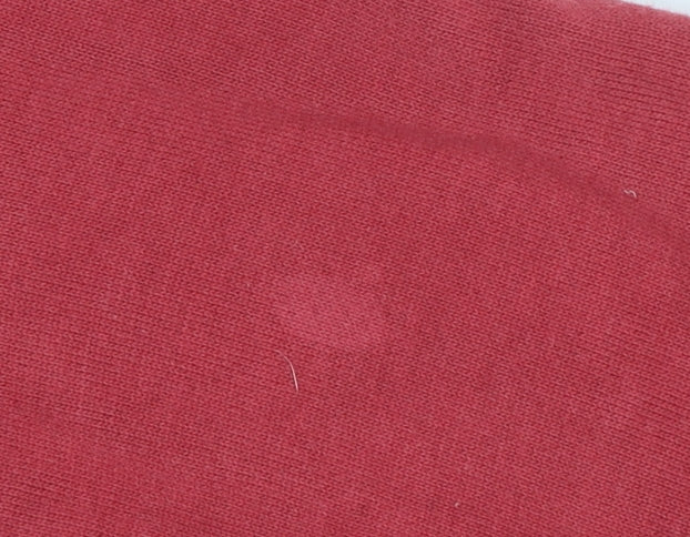 ASOS DESIGN Men Red Crew Neck Cotton Sweatshirt Size L Regular Fit