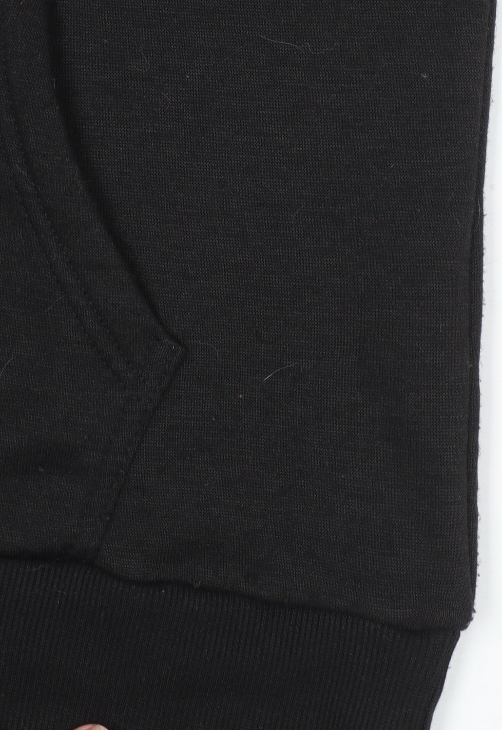 Lee Cooper Womens Black Hoodie Size 12 Pullover Long Sleeve Casual
