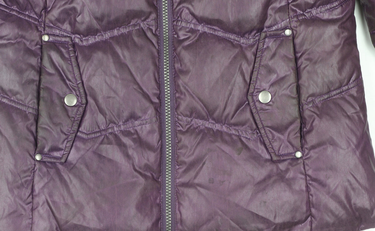 COCORO Women’s Purple Short Puffer Jacket Size 10 Polyester Lined
