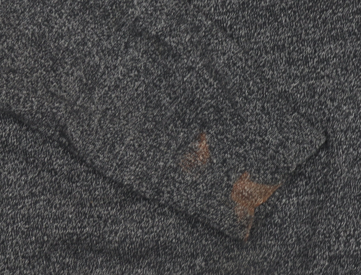 A-FRAME Men's Grey Cotton Crew Neck Pullover Jumper Size M