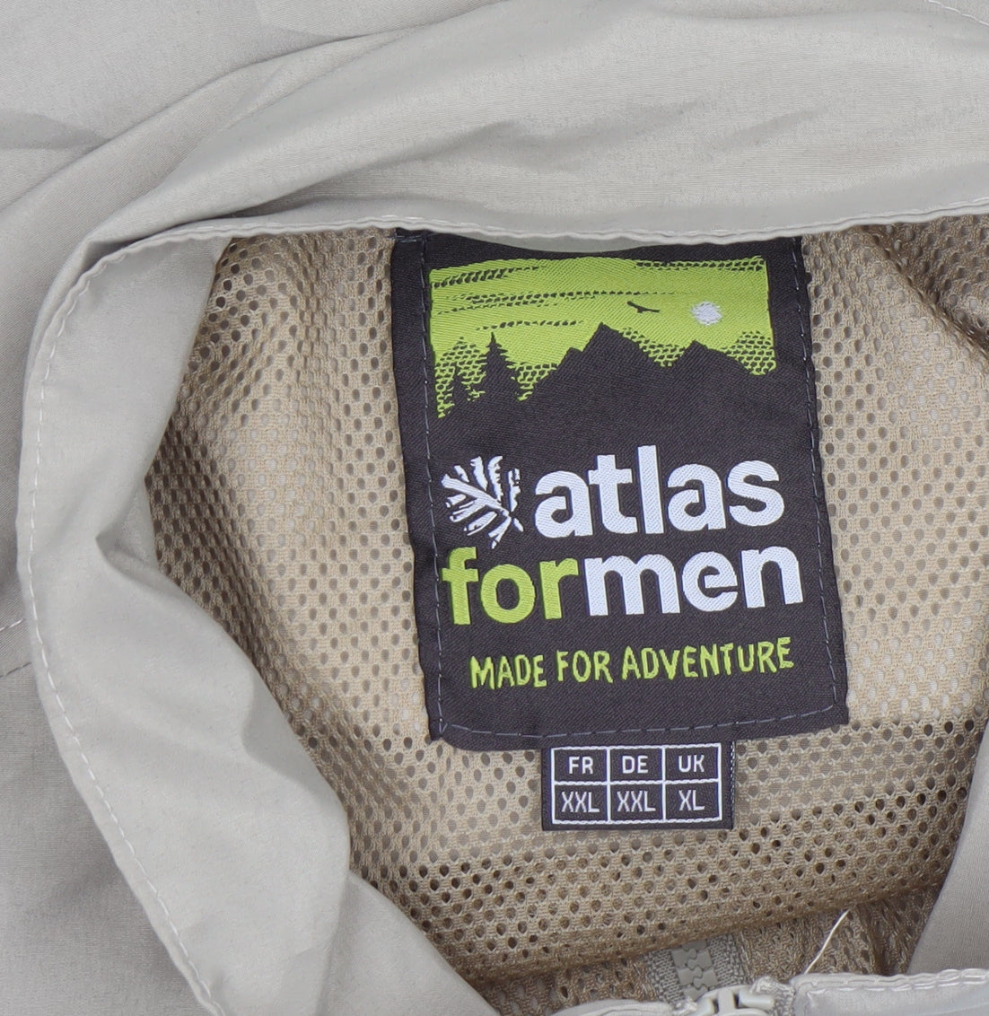 Atlas For Men Beige XL Men's Outdoor Bodywarmer Waistcoat