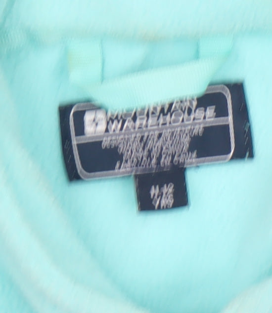 Mountain Warehouse Girls Blue Fleece Full Zip Jacket 7-8 Years