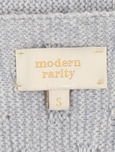 Modern Rarity Women’s Grey Long Cardigan S Wool Blend