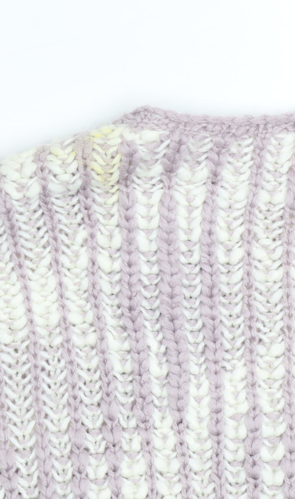 Cotton On Womens Multicoloured Chunky Knit Acrylic Pullover Jumper Size S