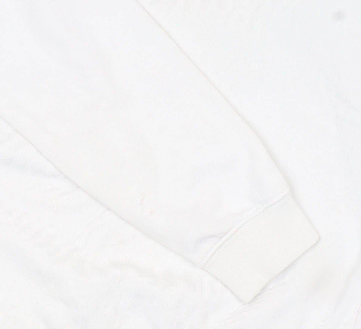 Champion Women's White Small Pullover Sweatshirt with Logo Detail