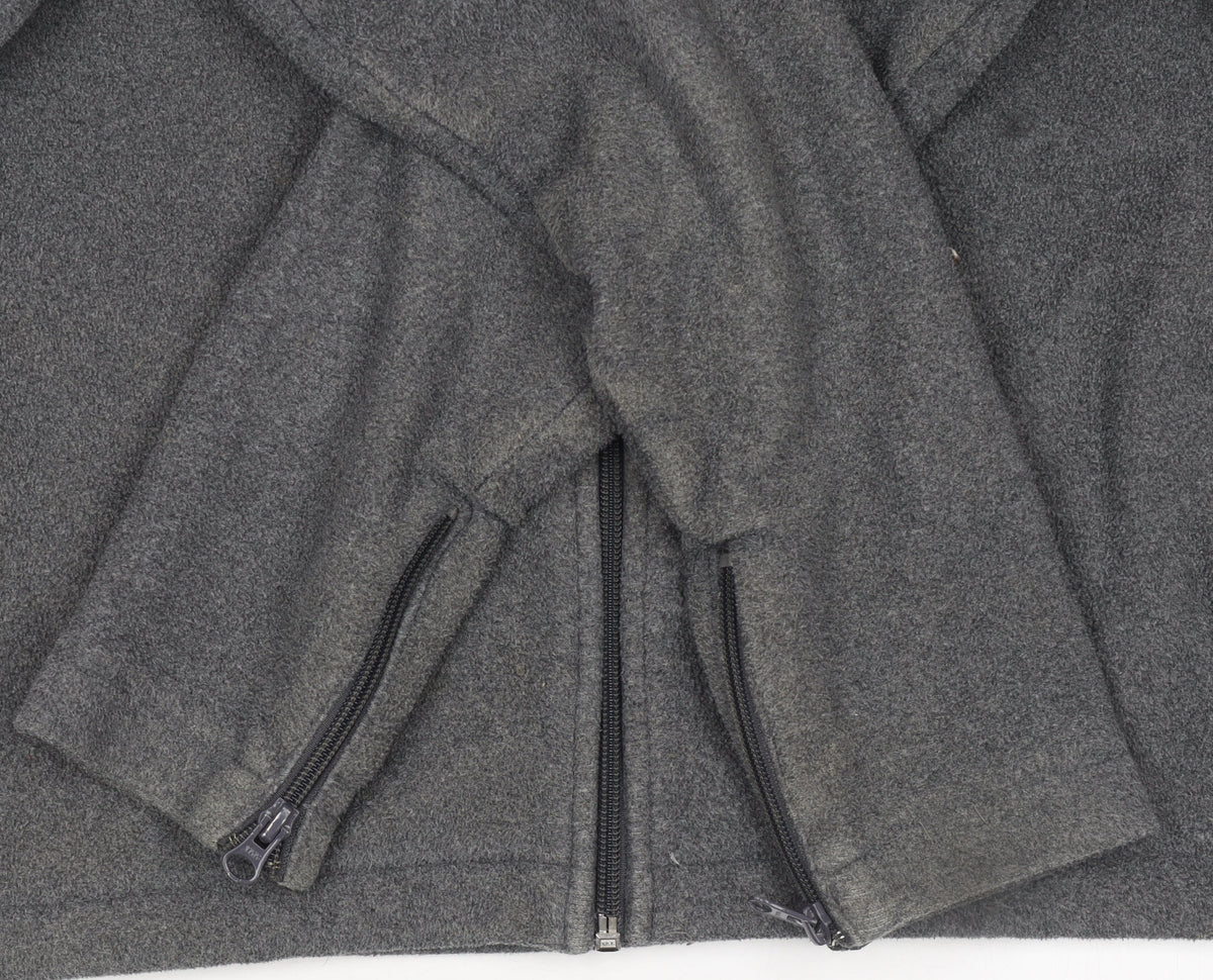 Gap Women’s Grey Full Zip Hooded Sweatshirt M Wool Blend Warm Jacket
