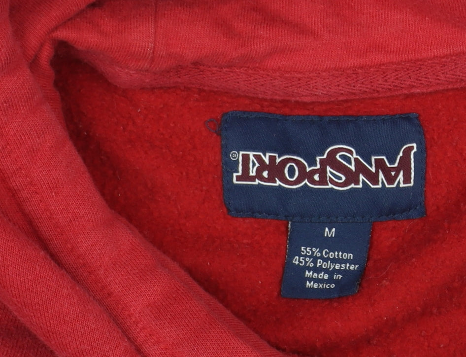Jansport Red Mary Washington Eagles Hoodie Womens M Cotton Blend