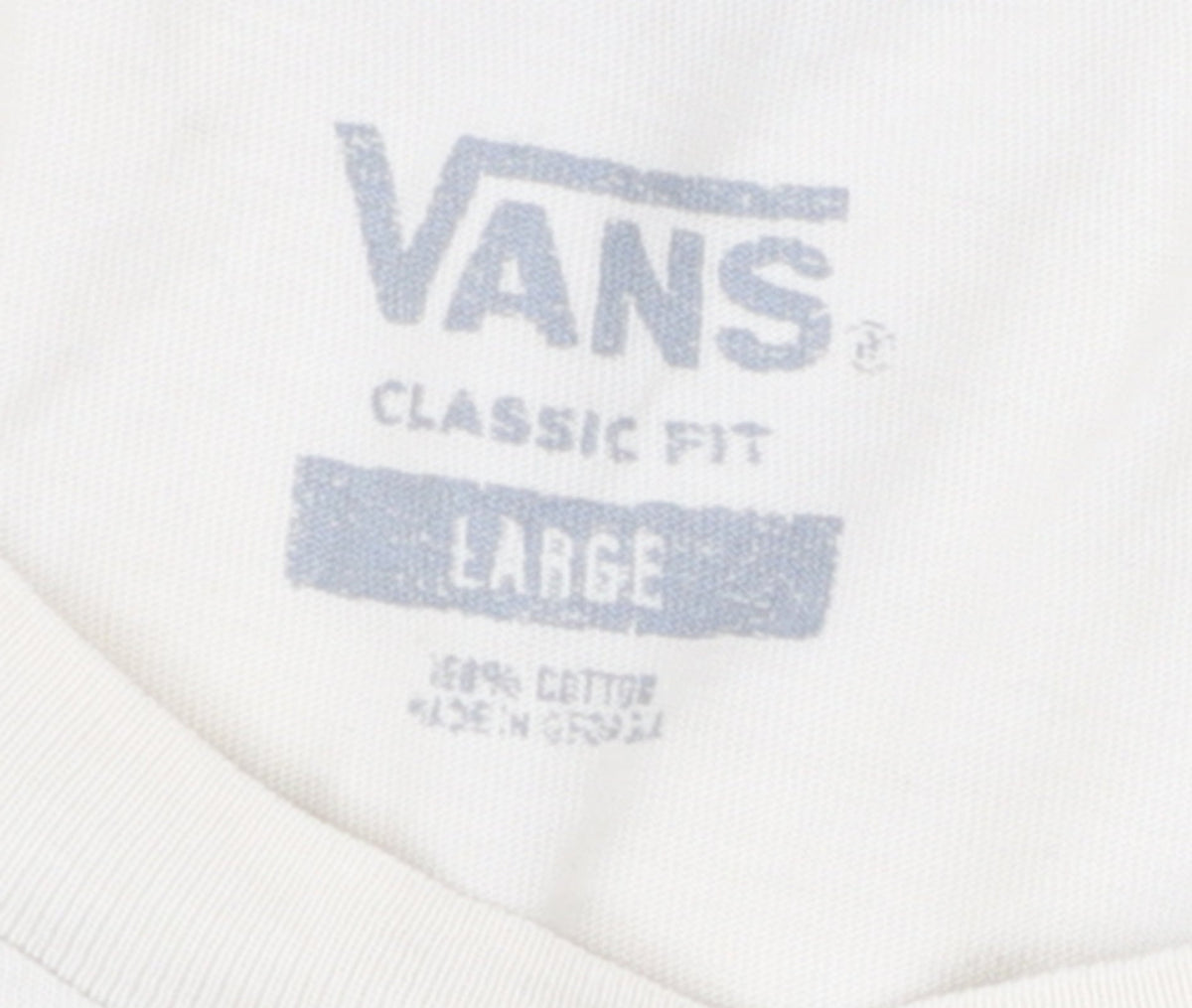 Vans Men's Multicoloured Cotton Crew Neck Classic Fit T-Shirt Size L