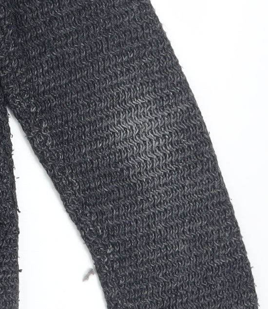 FatFace Women’s Grey Chunky-Knit Open Cardigan UK 12