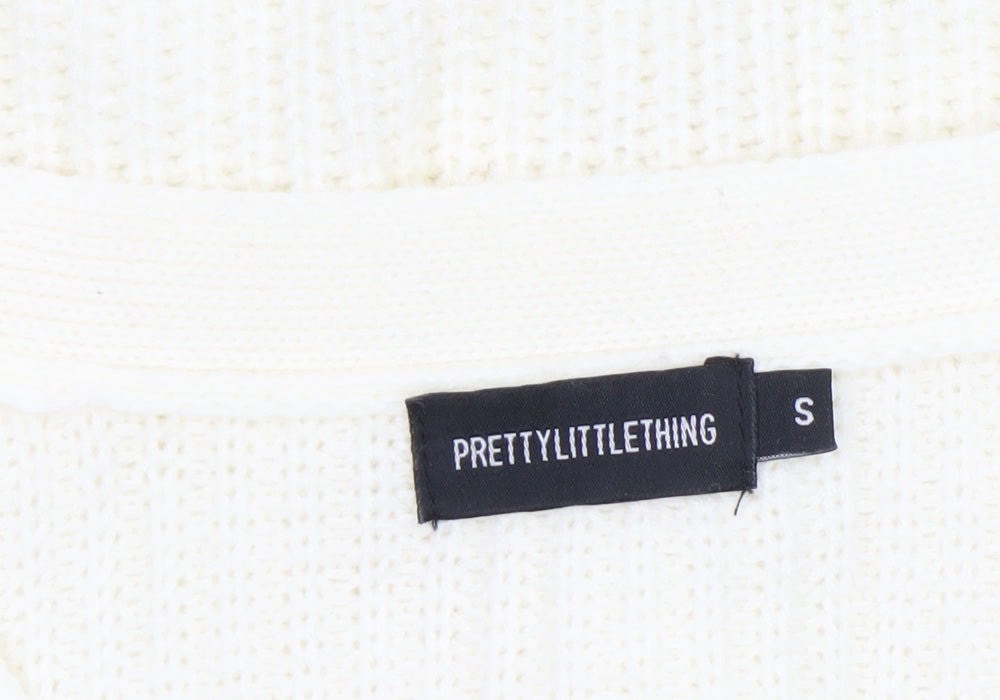 PrettyLittleThing Women’s Multicoloured Small V-Neck Cardigan