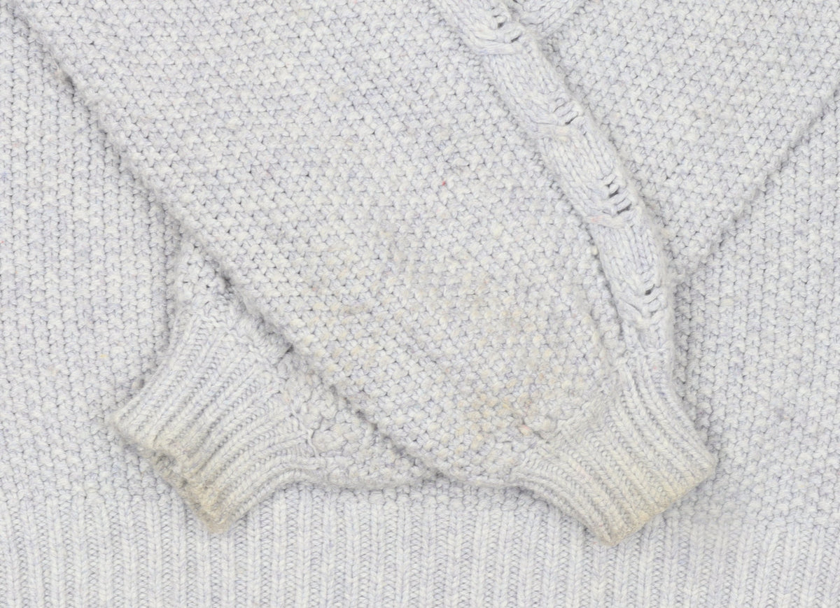Boden Women Grey Chunky Knit Wool Blend Pullover Jumper XS